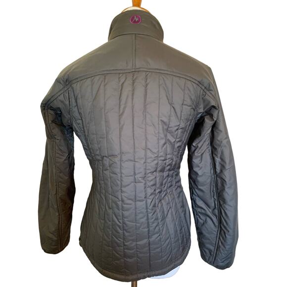 Marmot puffer sz xs part of 3 in 1 coat Gray and pink - Picture 3 of 9